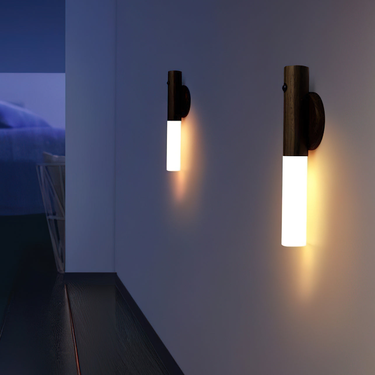 Magnetic Applique murale LED avec capteur et veilleuse