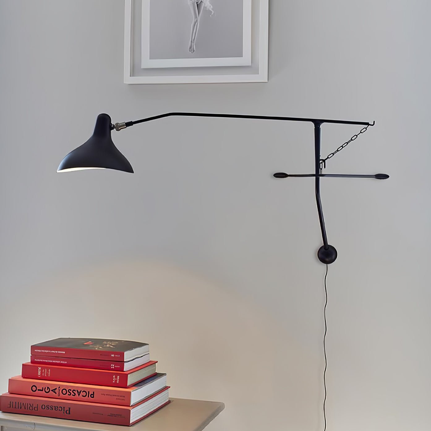 Ivsolarae Modern Minimalist Arm Wall Lamp