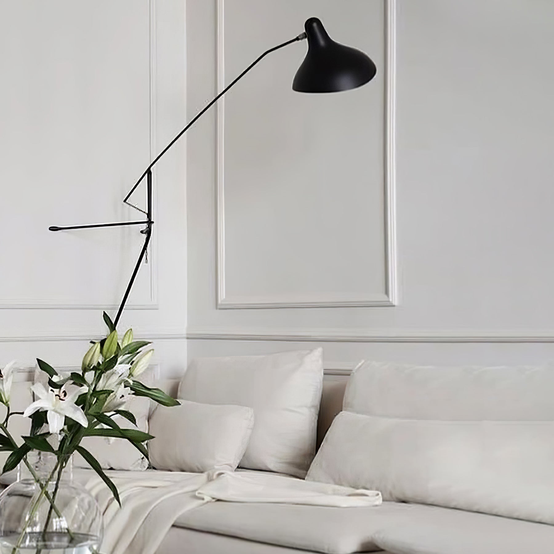 Ivsolarae Modern Minimalist Arm Wall Lamp