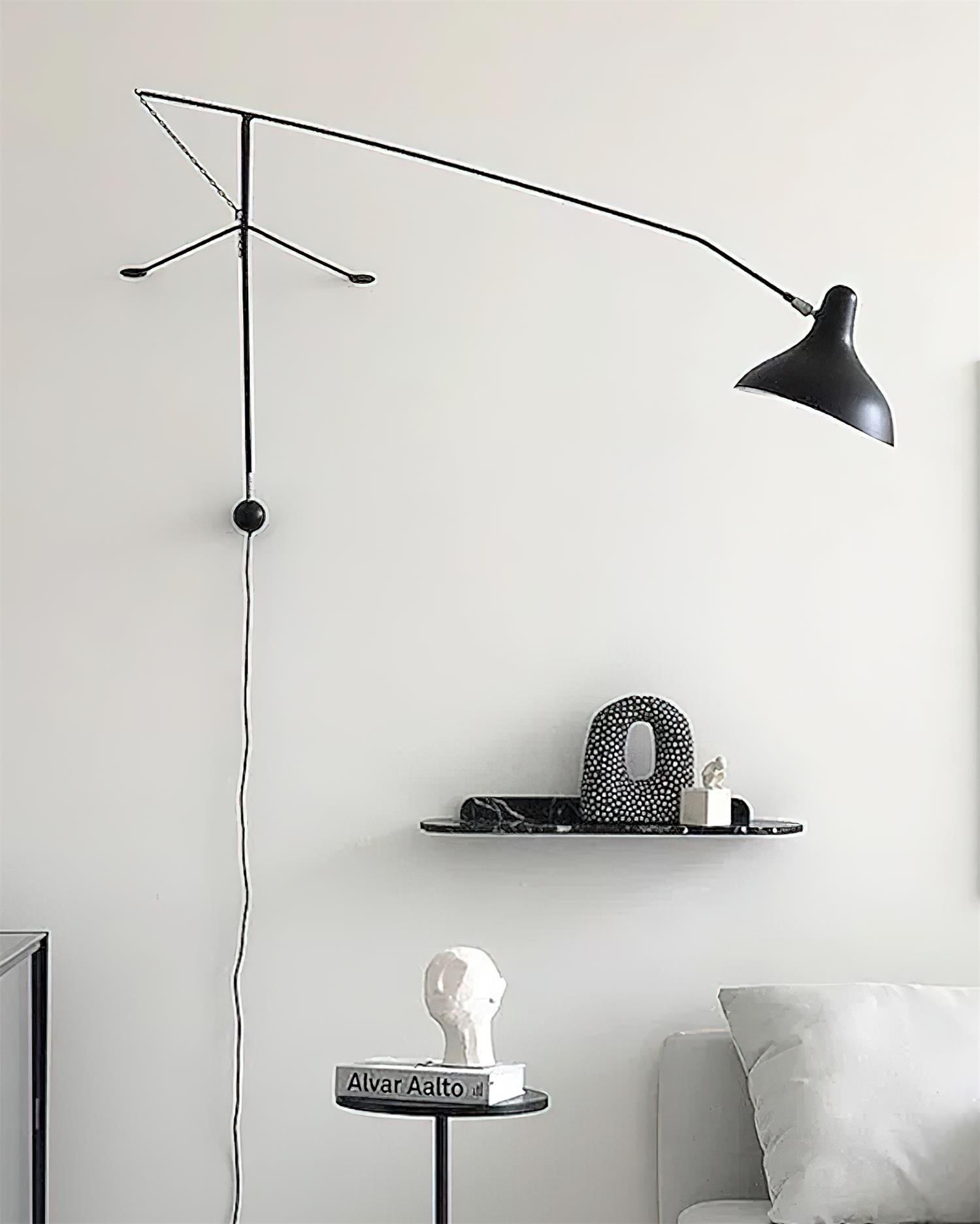 Wall Lamp Applique Industrielle à Bras Pivotant Réglable