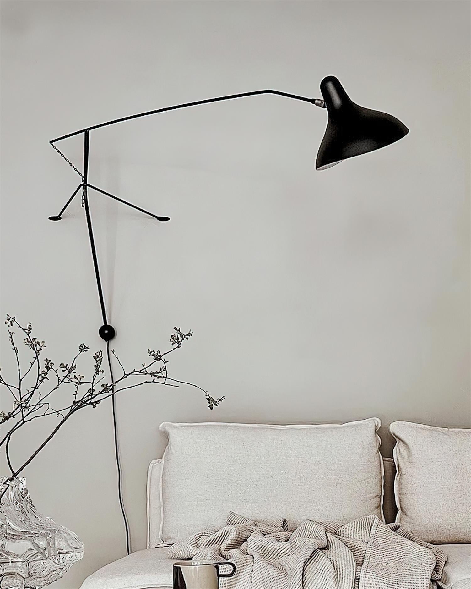 Wall Lamp Applique Industrielle à Bras Pivotant Réglable