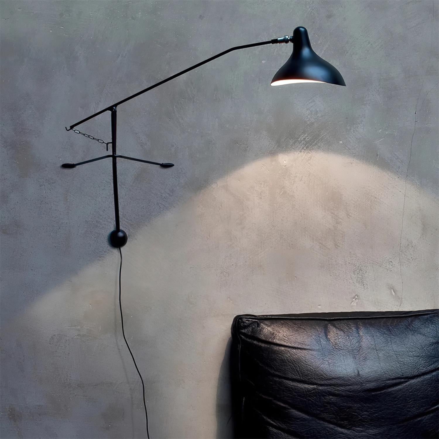 Wall Lamp Applique Industrielle à Bras Pivotant Réglable