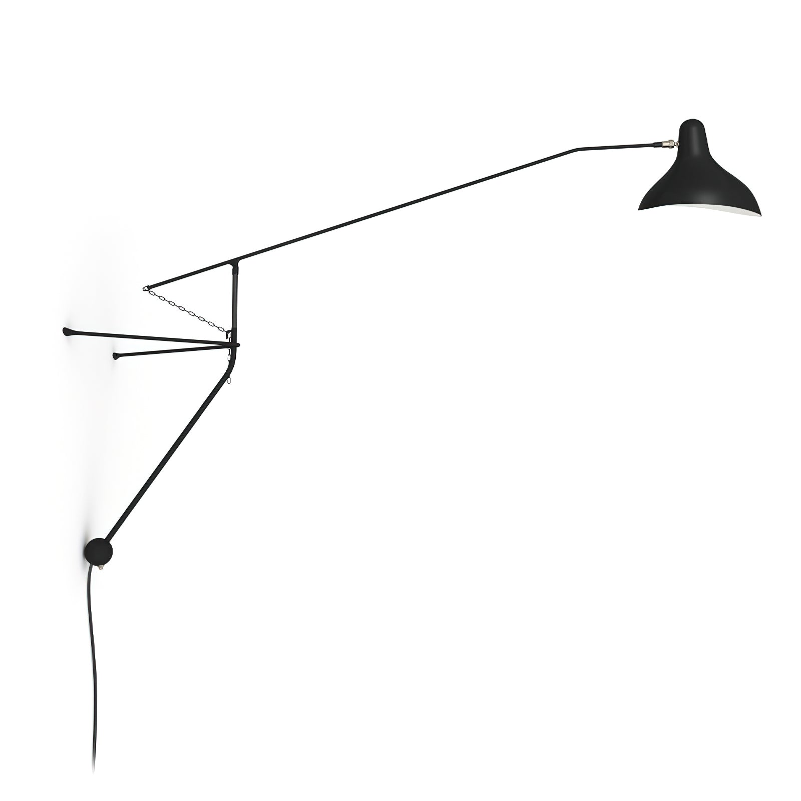 Wall Lamp Applique Industrielle à Bras Pivotant Réglable