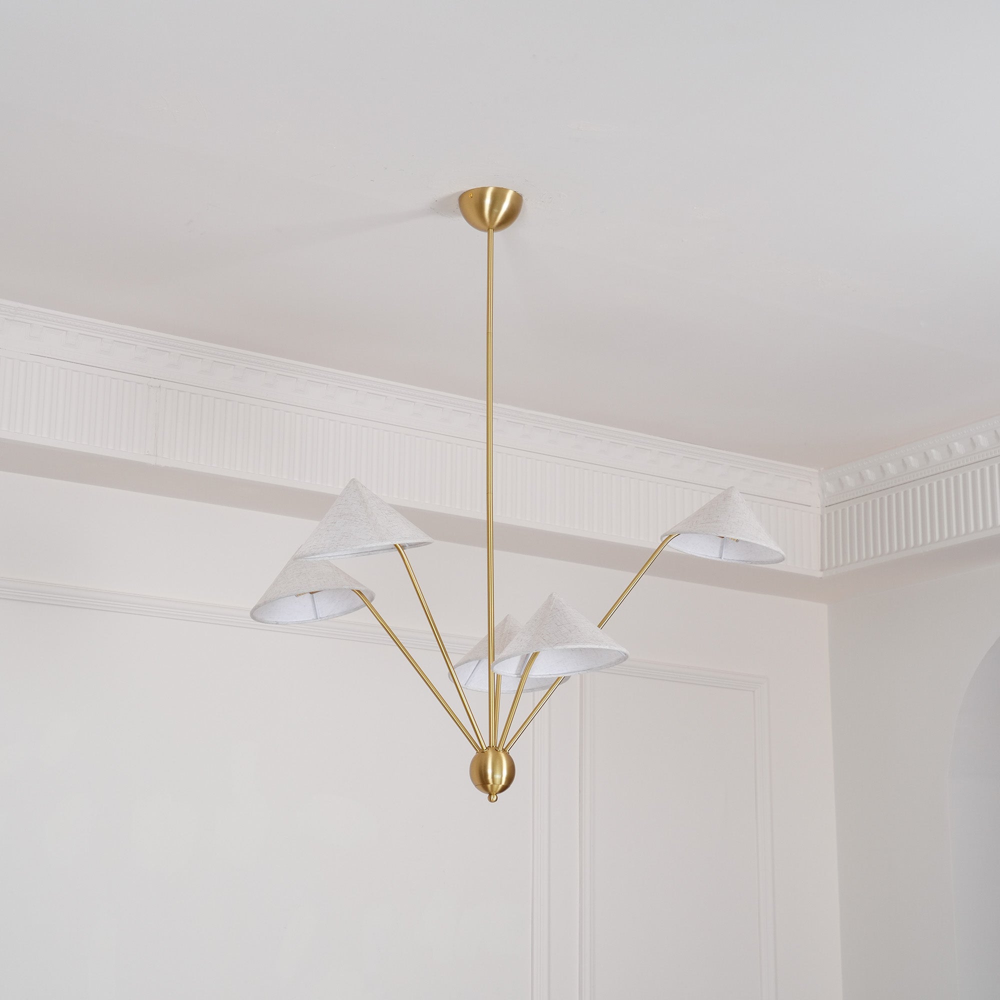 Avlorisra Lustre Laiton Tissu Industriel Vintage