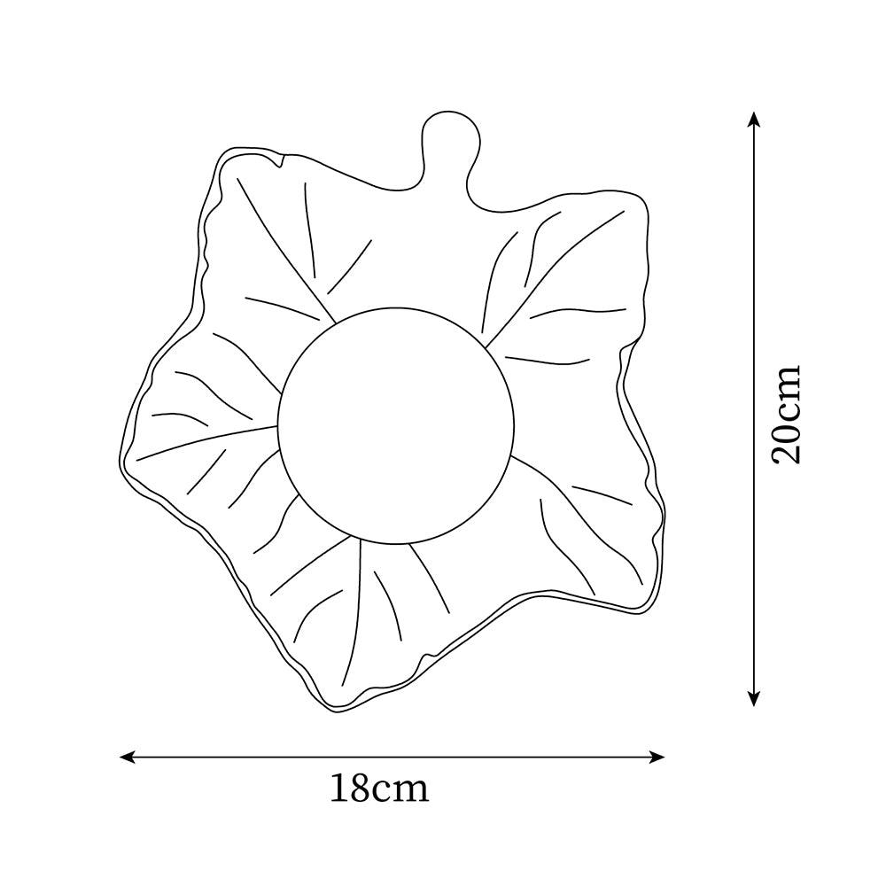 Maple Leaf Applique Murale Élégante Organique