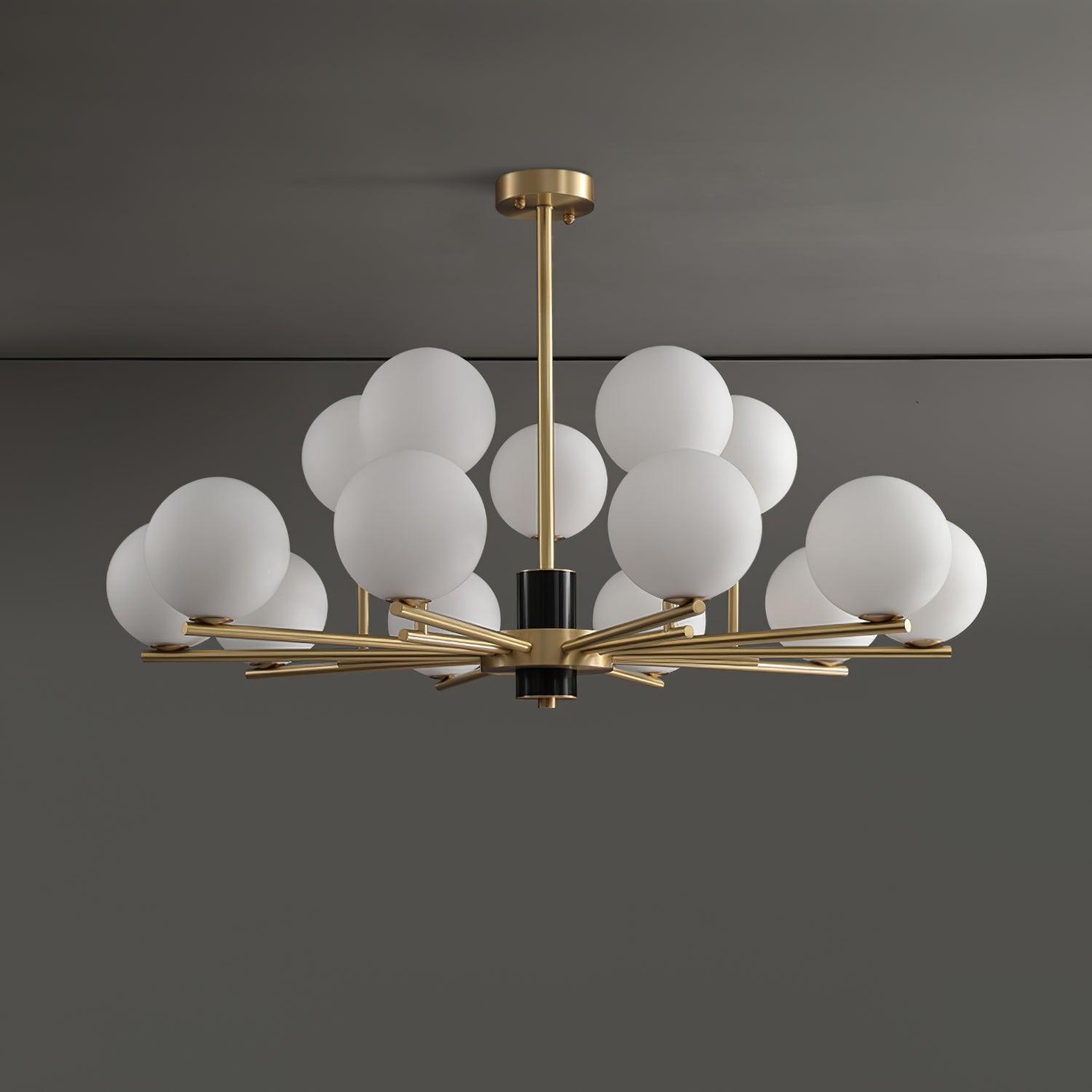 Covynel Lustre en Laiton Mi-Siècle