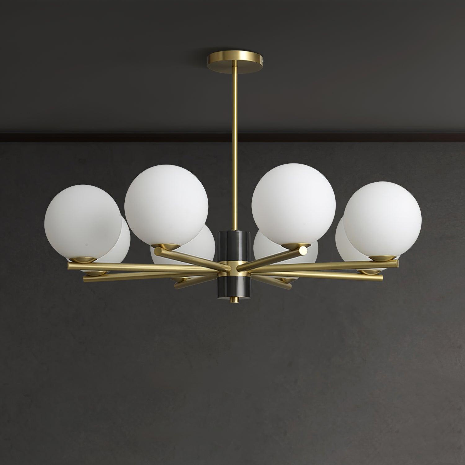 Covynel Lustre en Laiton Mi-Siècle