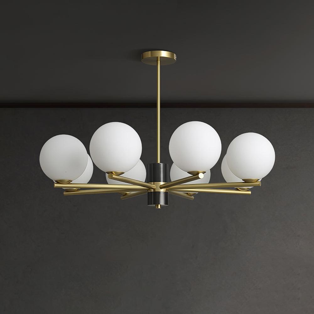 Covynel Lustre en Laiton Mi-Siècle