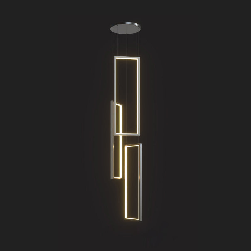 Sysorila Suspension Métal LED Minimaliste Moderne