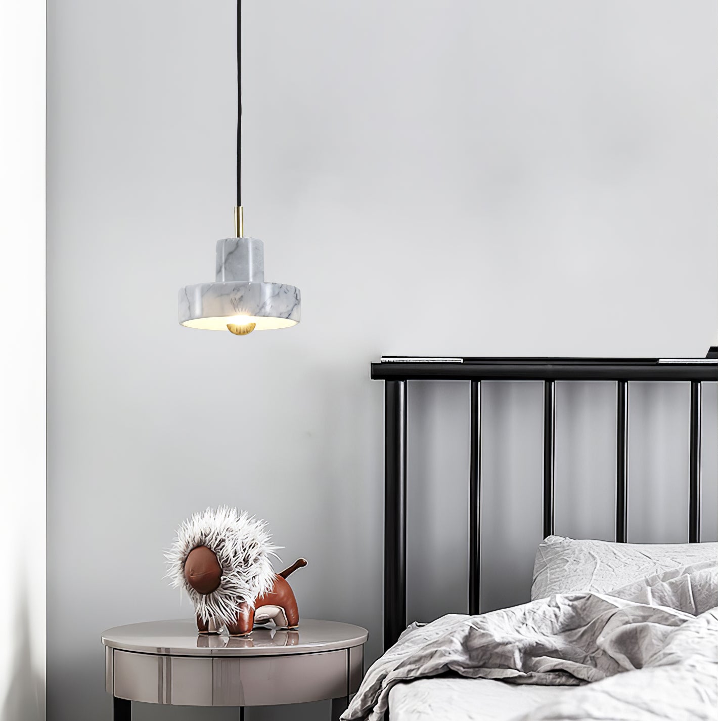 Cunorora Premium Nordic Art Aura Marbre Pendentif Lampe