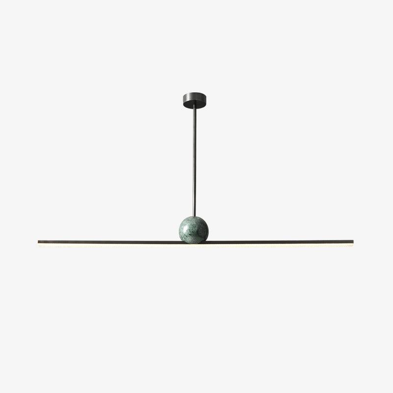 Liora Suspension Linéaire Minimaliste en Marbre