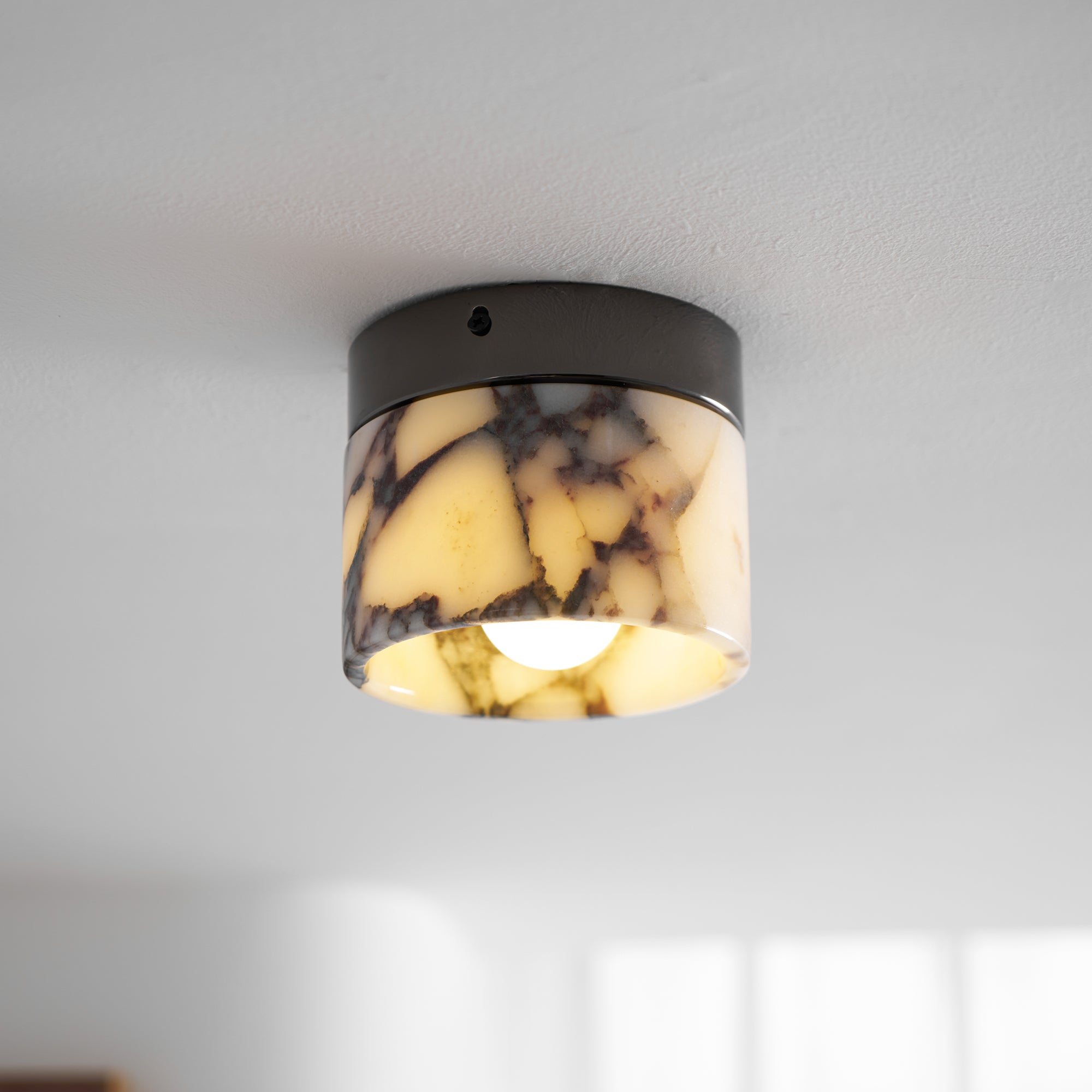 Ivinir Lampe De Plafond Ronde Marbre Minimaliste Moderne