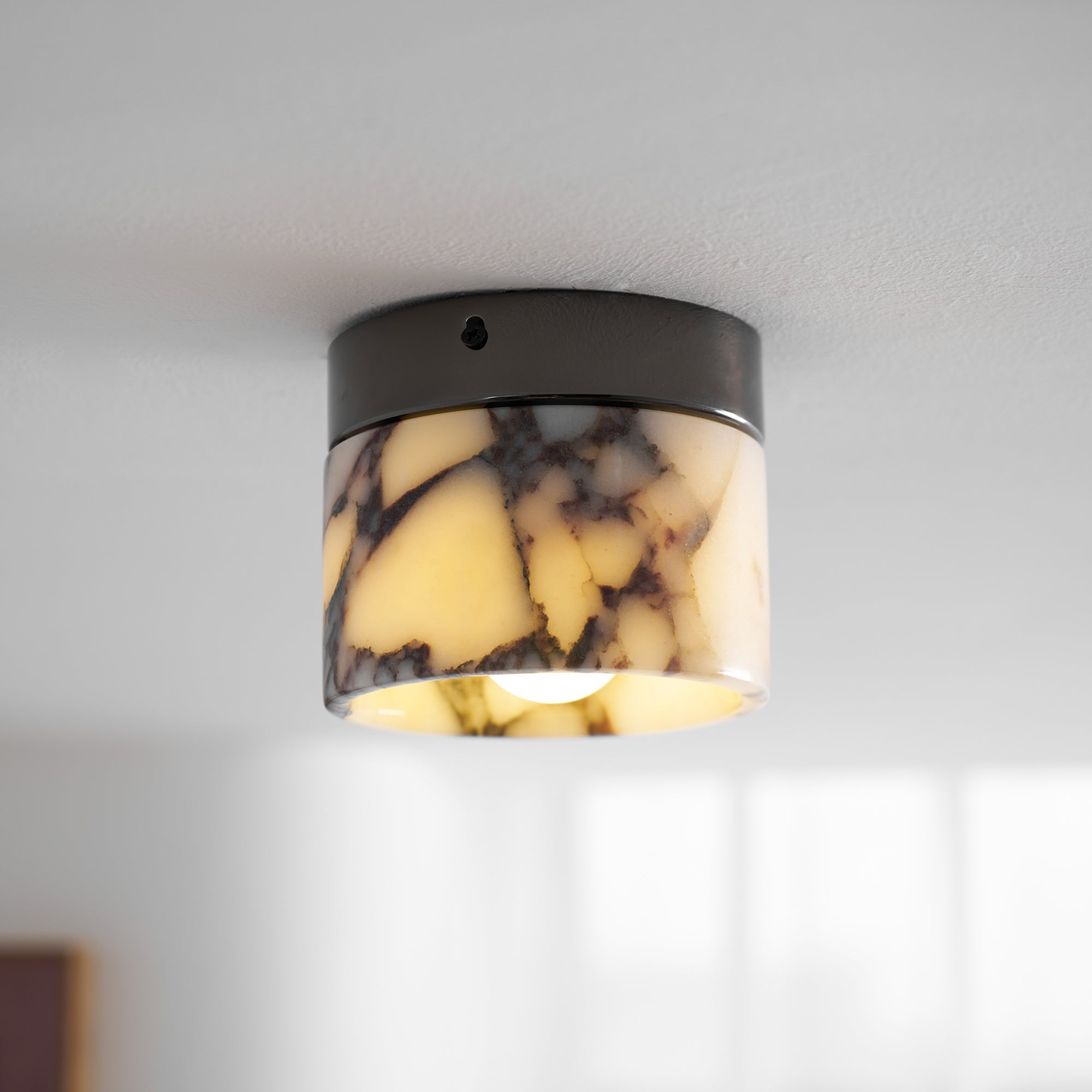 Ivinir Lampe De Plafond Ronde Marbre Minimaliste Moderne
