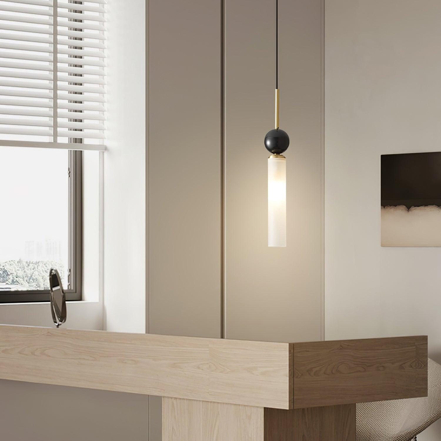 Thea Suspension minimaliste en marbre