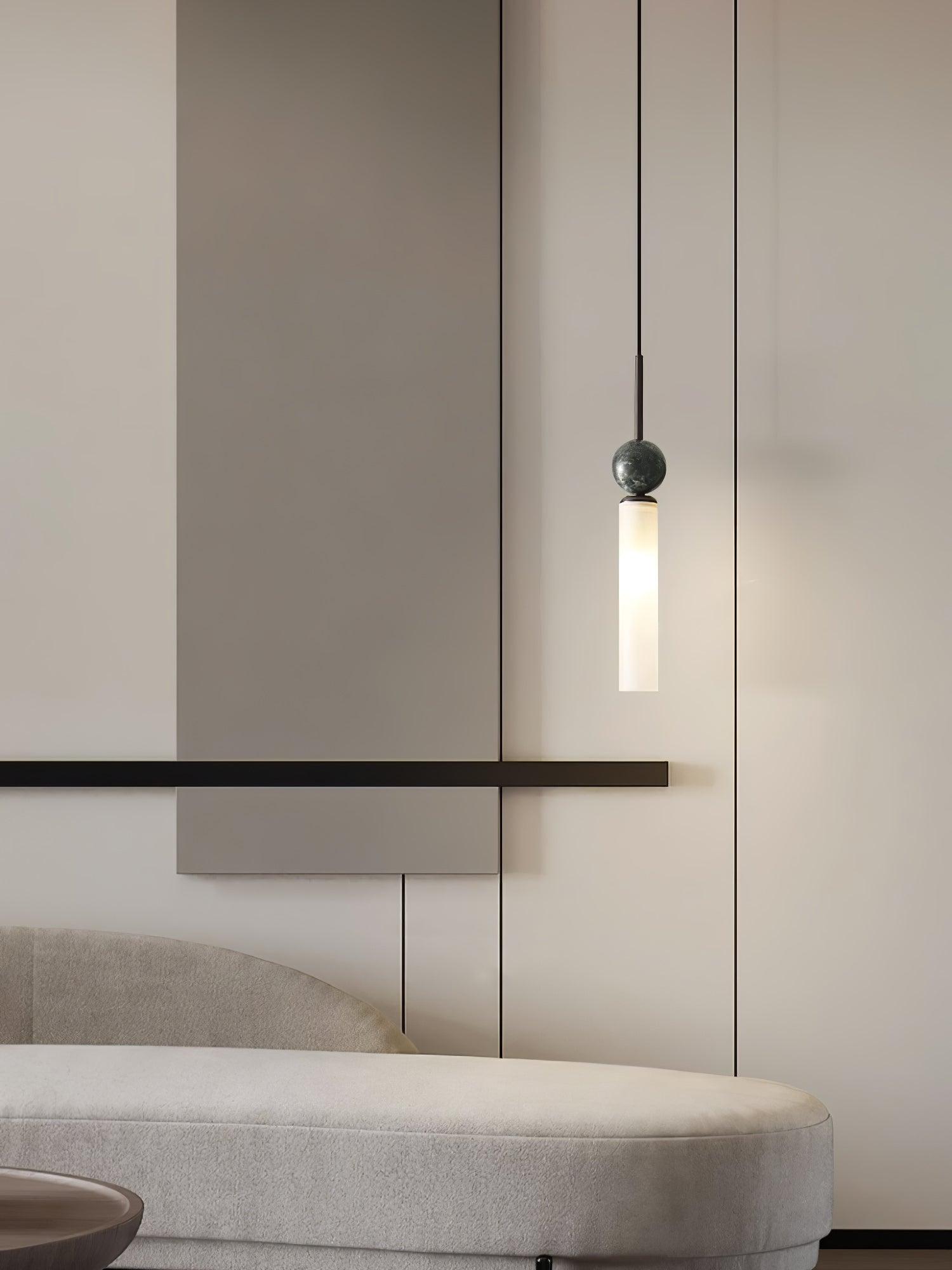 Thea Suspension minimaliste en marbre