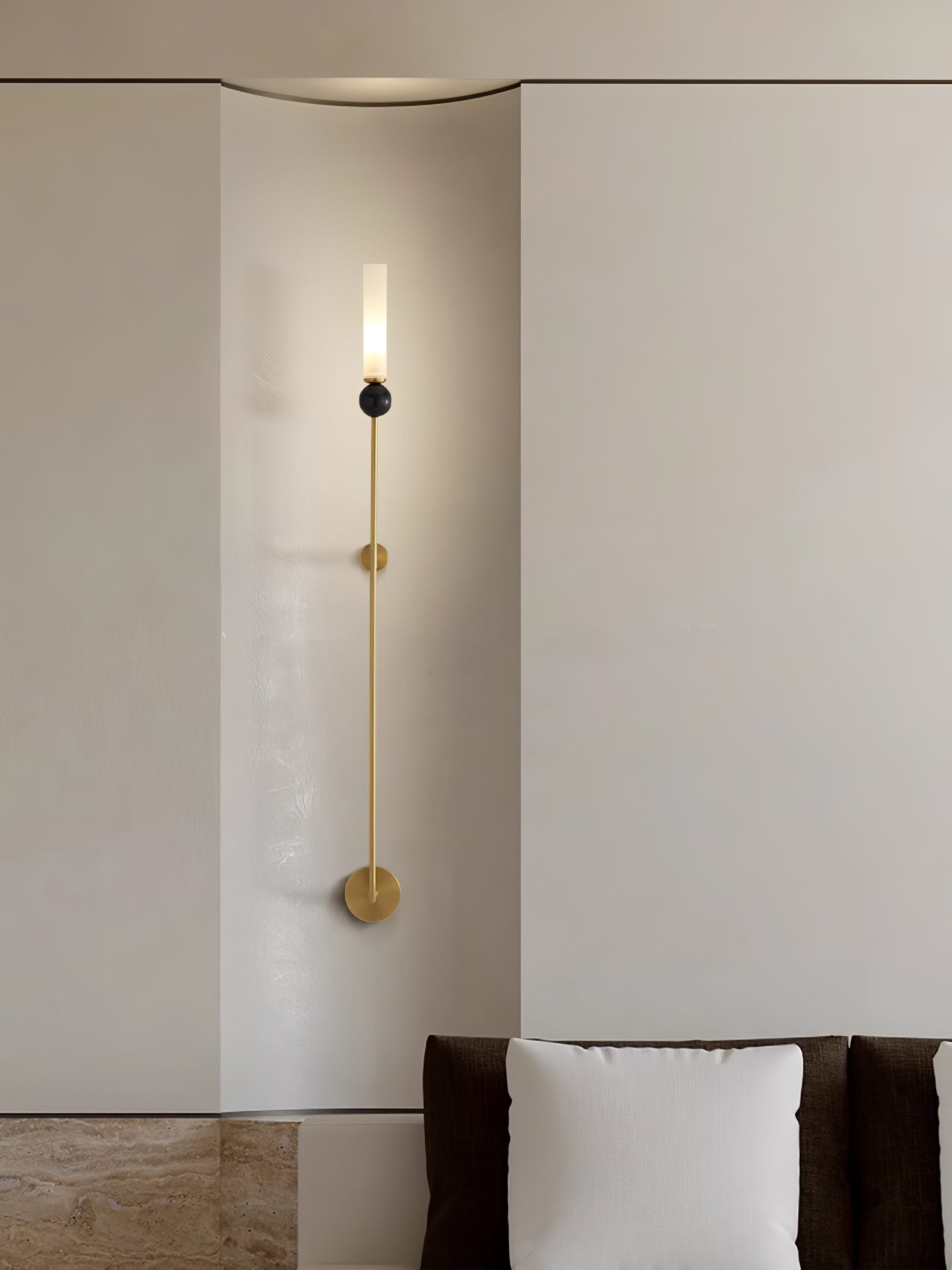 Casoreth Applique Murale Verticale en Marbre Moderne
