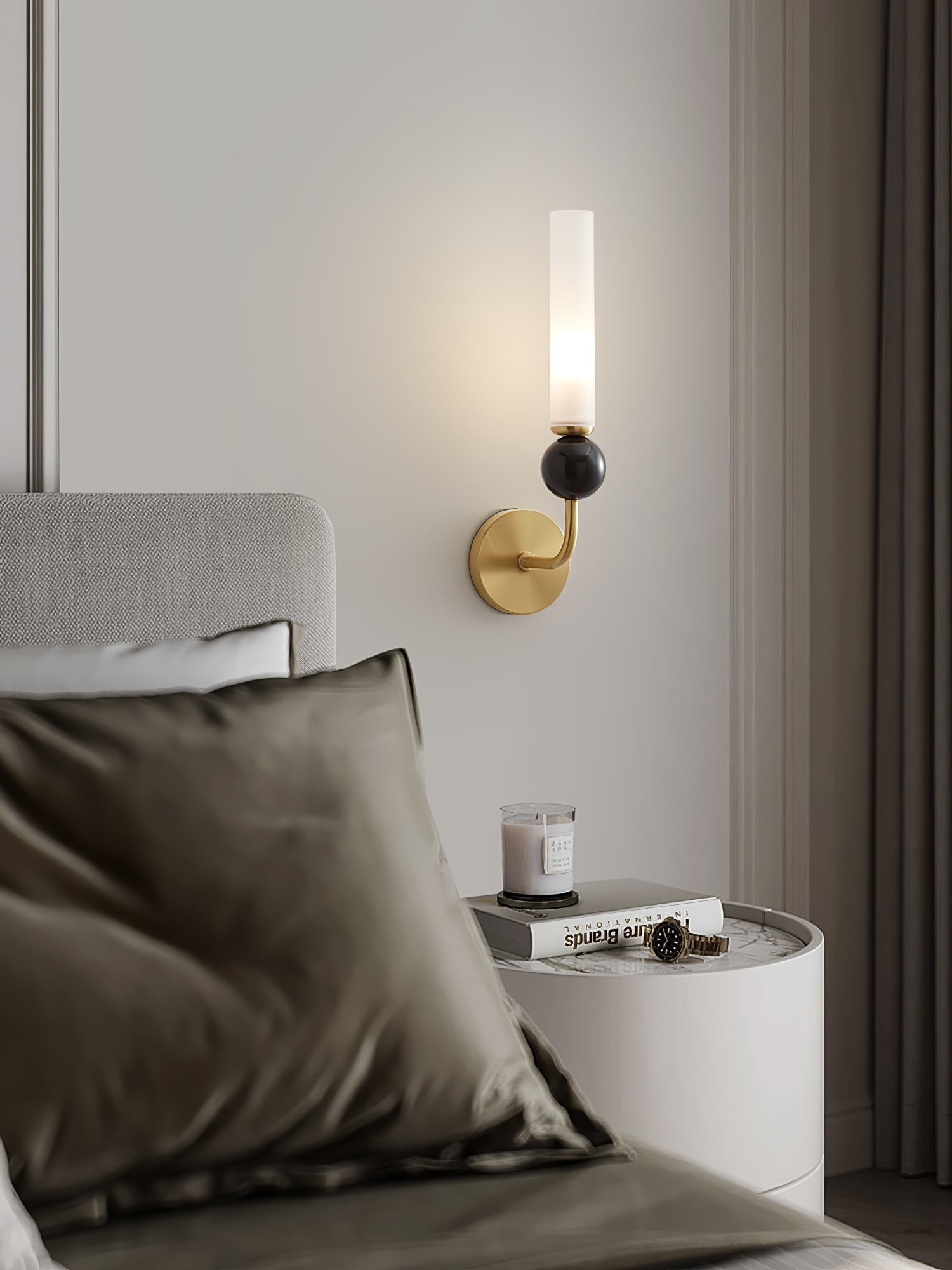 Casoreth Applique Murale Verticale en Marbre Moderne