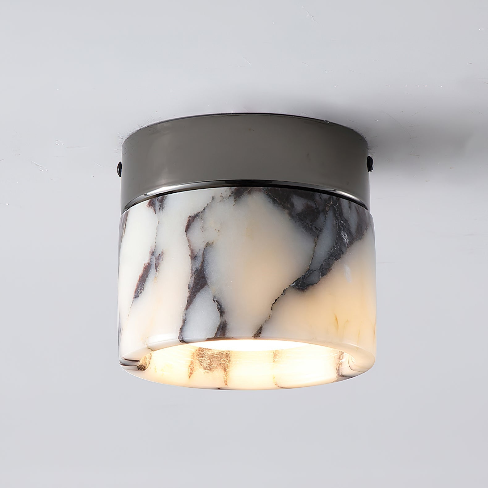 Ivinir Lampe De Plafond Ronde Marbre Minimaliste Moderne