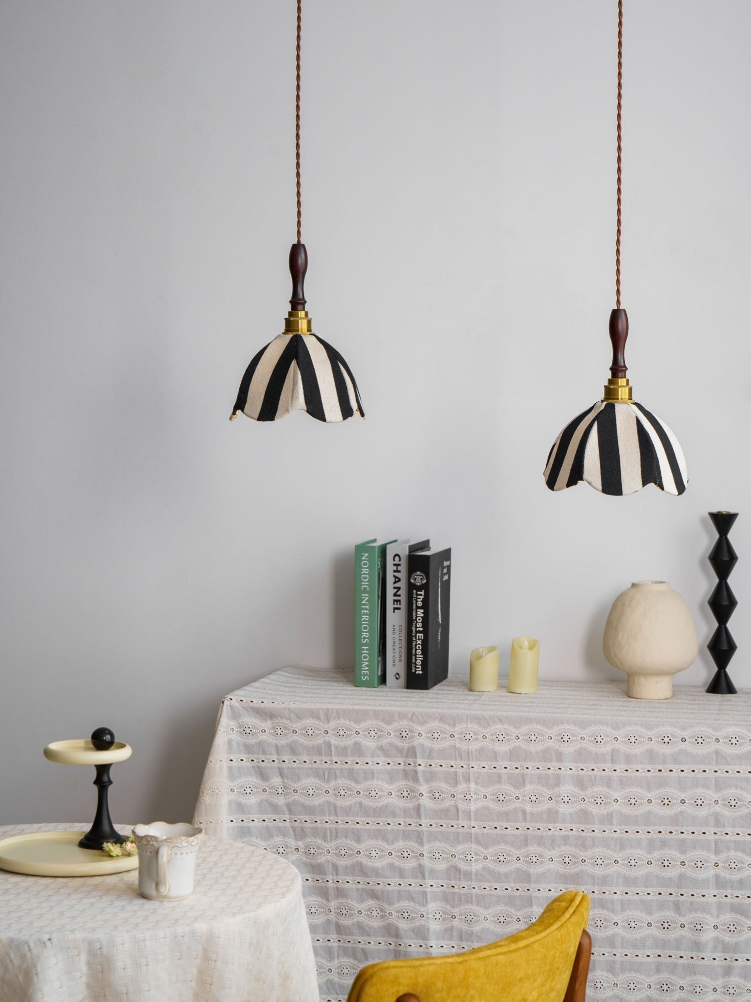 Isolder Suspension Moderne en Tissu