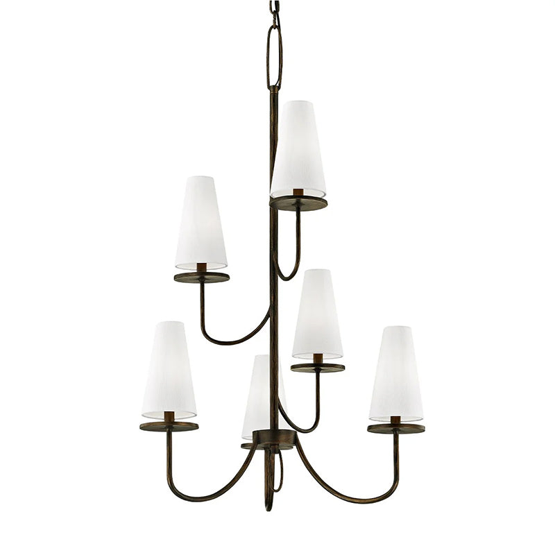 Curaeara Lustre Laiton Tissu Industriel Vintage