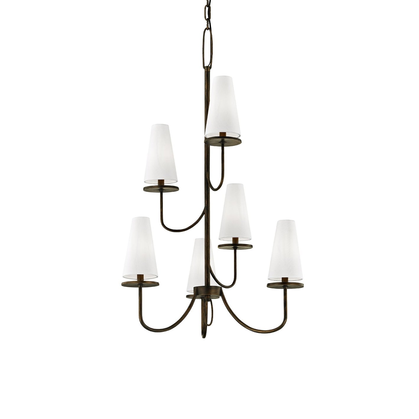 Curaeara Lustre Laiton Tissu Industriel Vintage