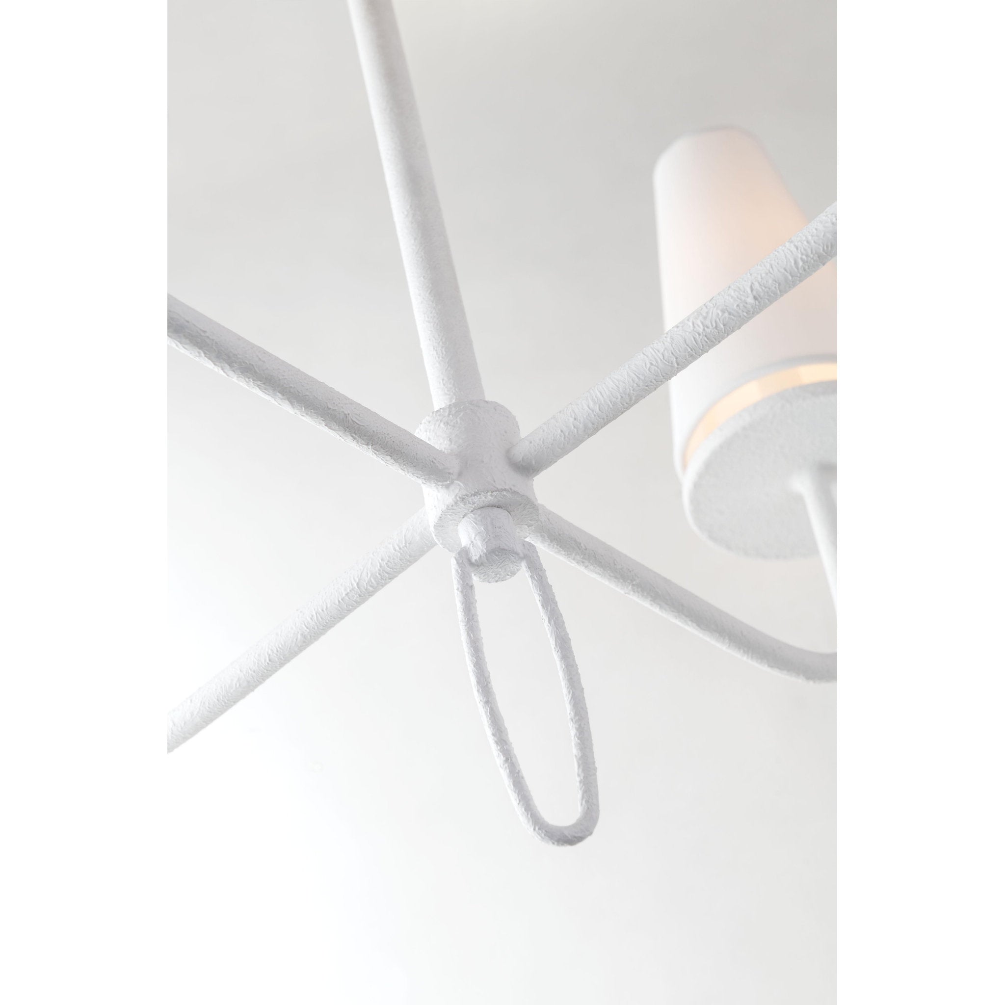 Curaeara Lustre Laiton Tissu Industriel Vintage