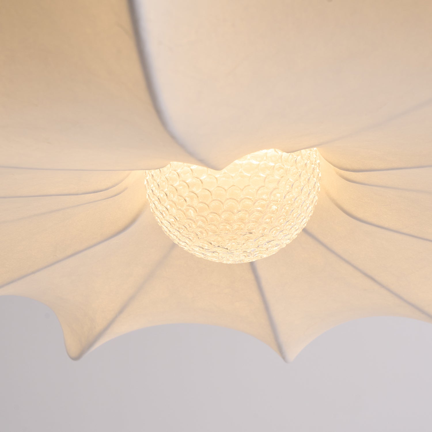 Marcel Lustra Lustre Cocoon Résine Cristal Éclat
