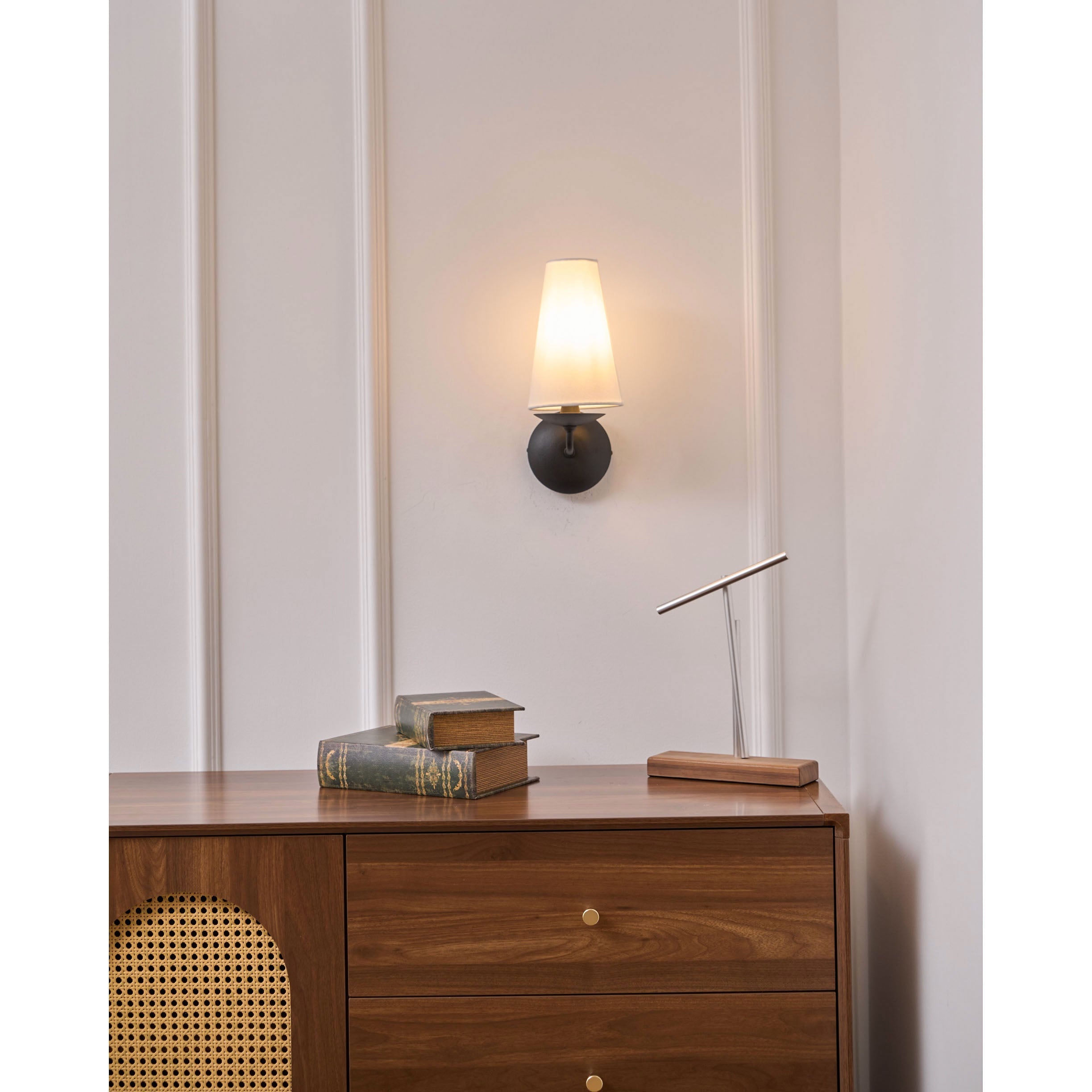 Avraee Applique Murale Laiton Tissu Minimaliste Moderne
