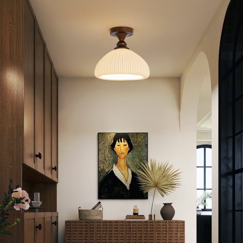 Alveneth Plafonnier en Verre Art Nordique Premium