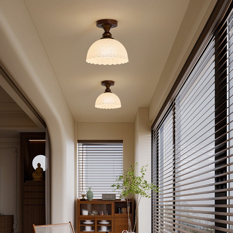 Alveneth Plafonnier en Verre Art Nordique Premium