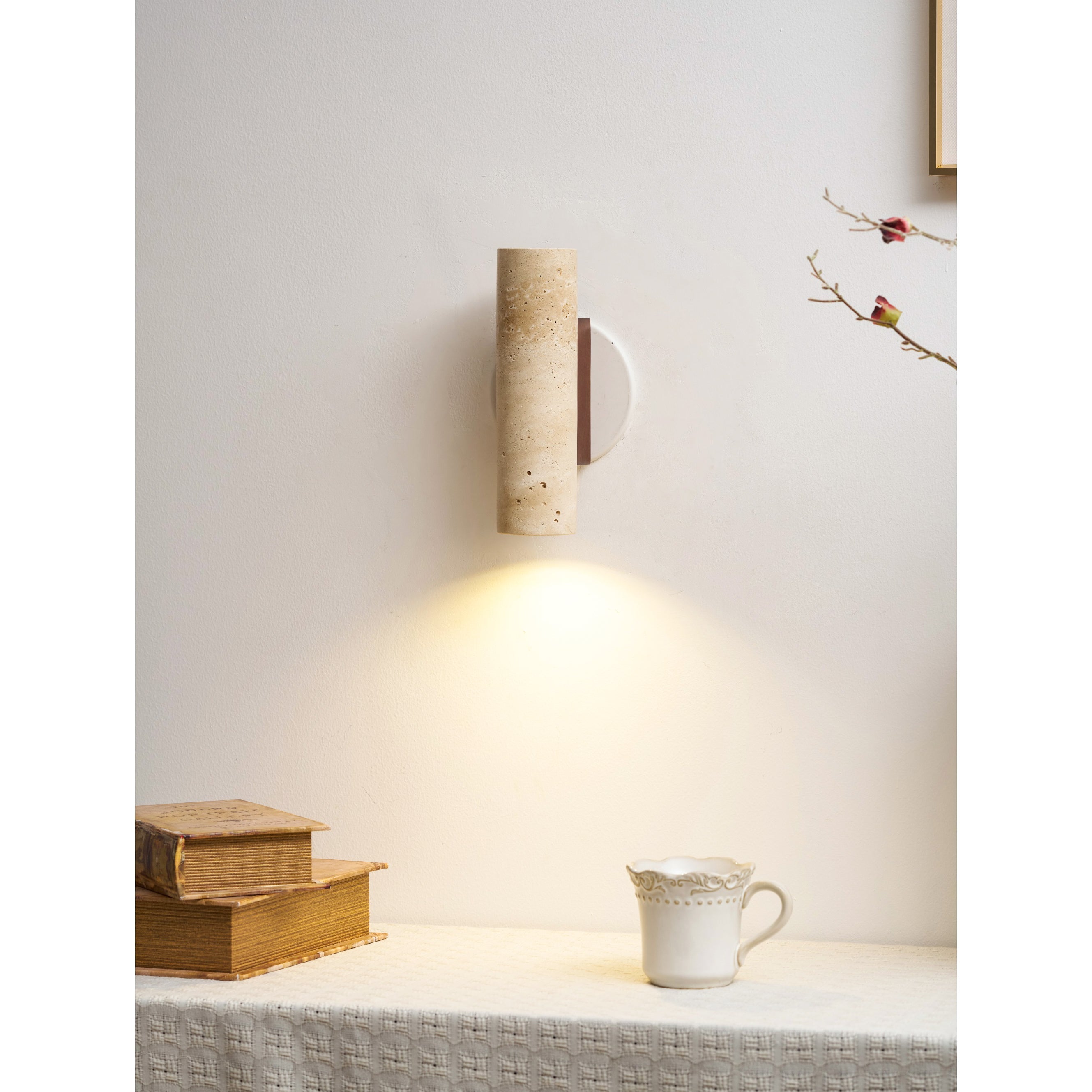 Uvineth Applique Murale Travertin Minimaliste Moderne