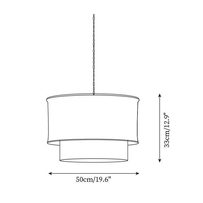 Nuvai Suspension en lin naturel