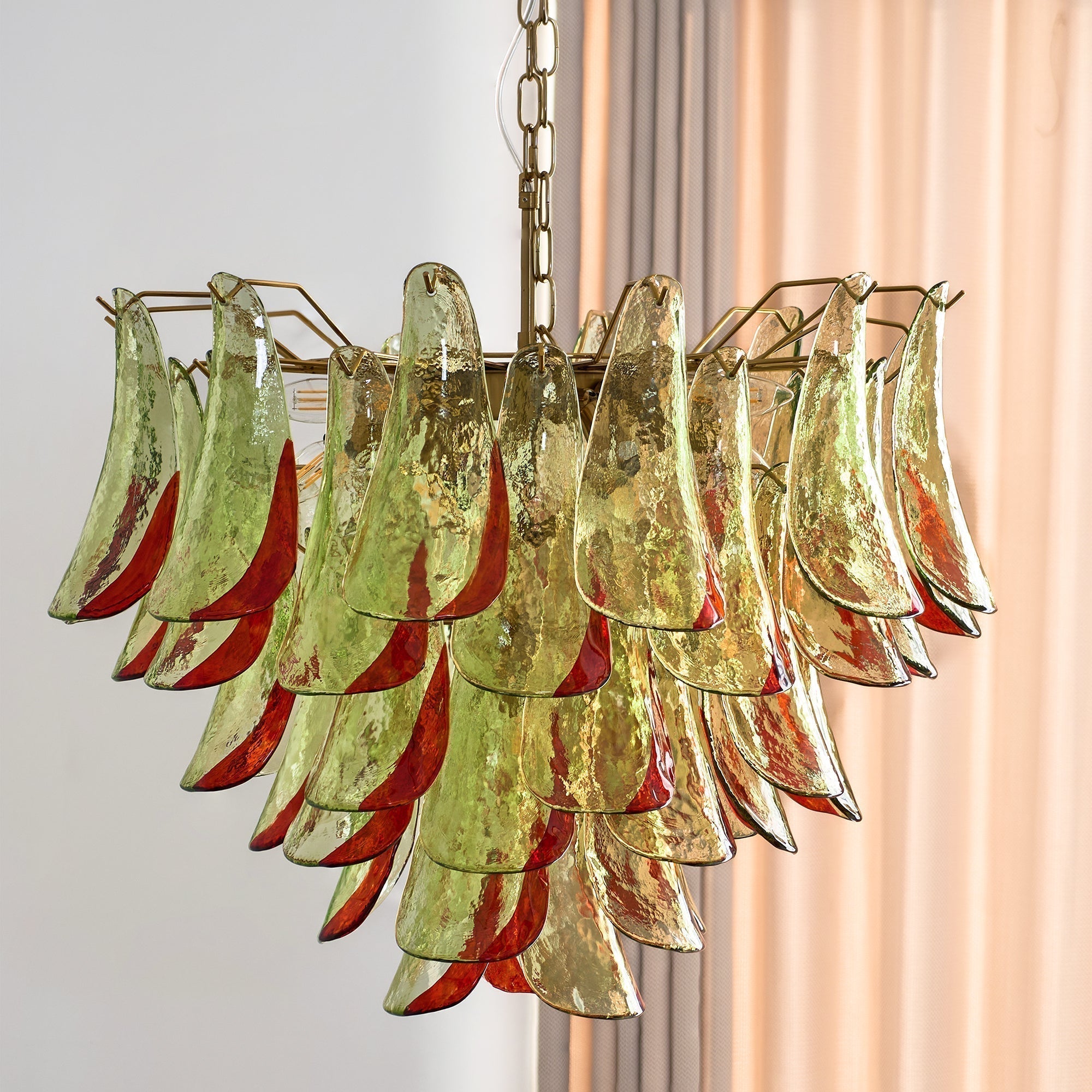 Aurora Lustre en Verre Murano Pétale Élégant