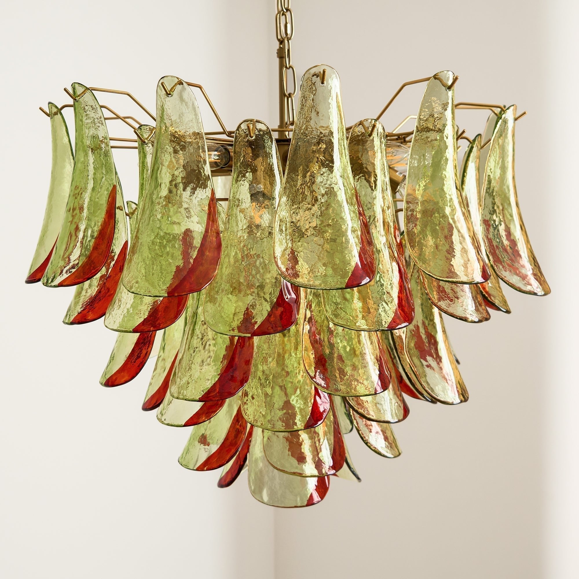 Aurora Lustre en Verre Murano Pétale Élégant