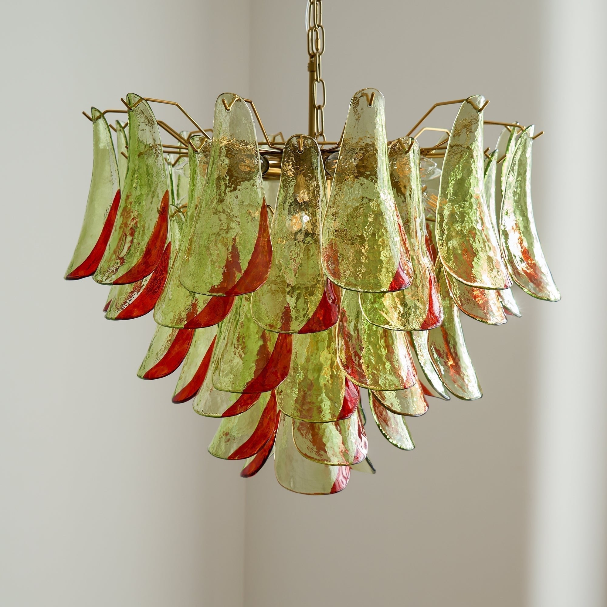 Aurora Lustre en Verre Murano Pétale Élégant