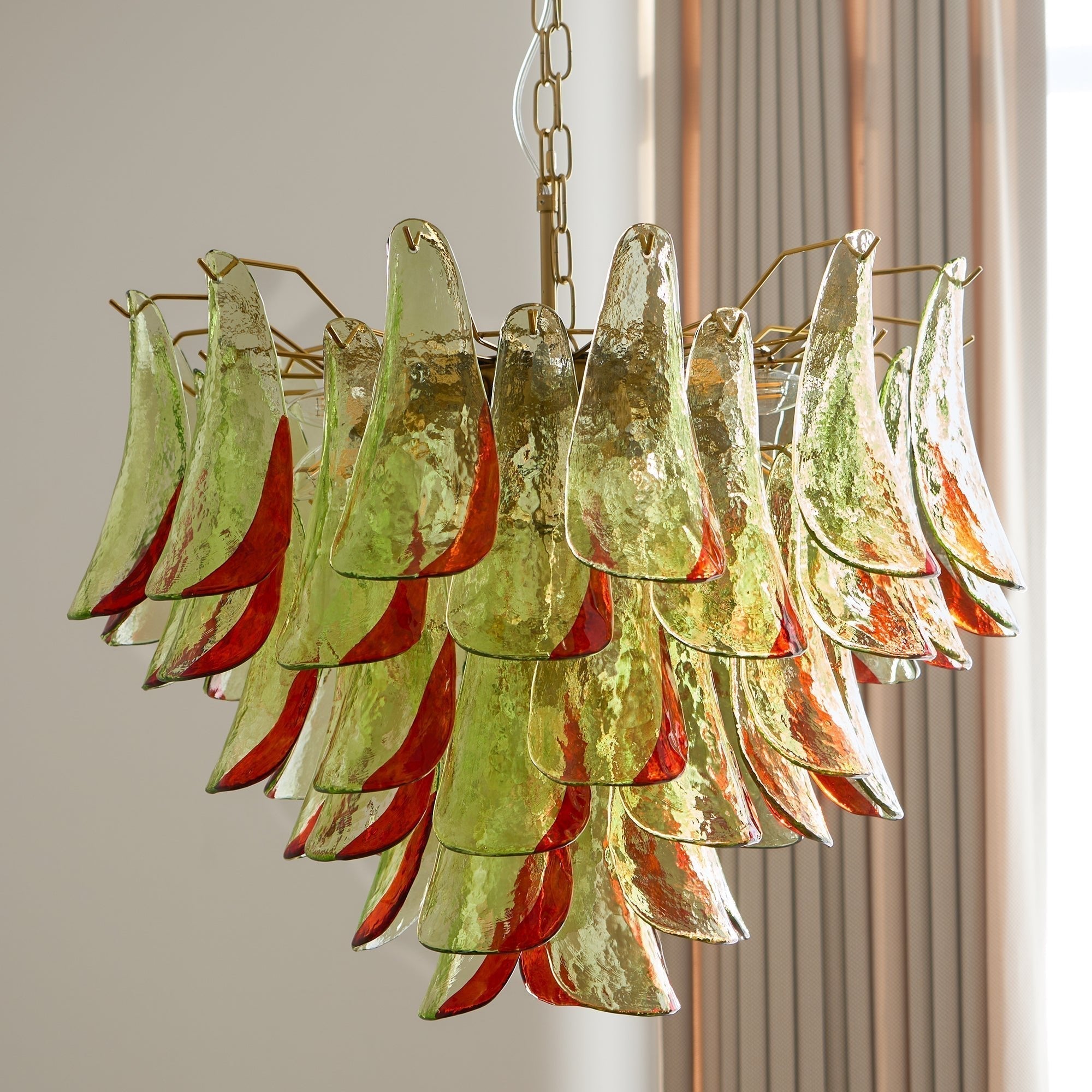 Aurora Lustre en Verre Murano Pétale Élégant
