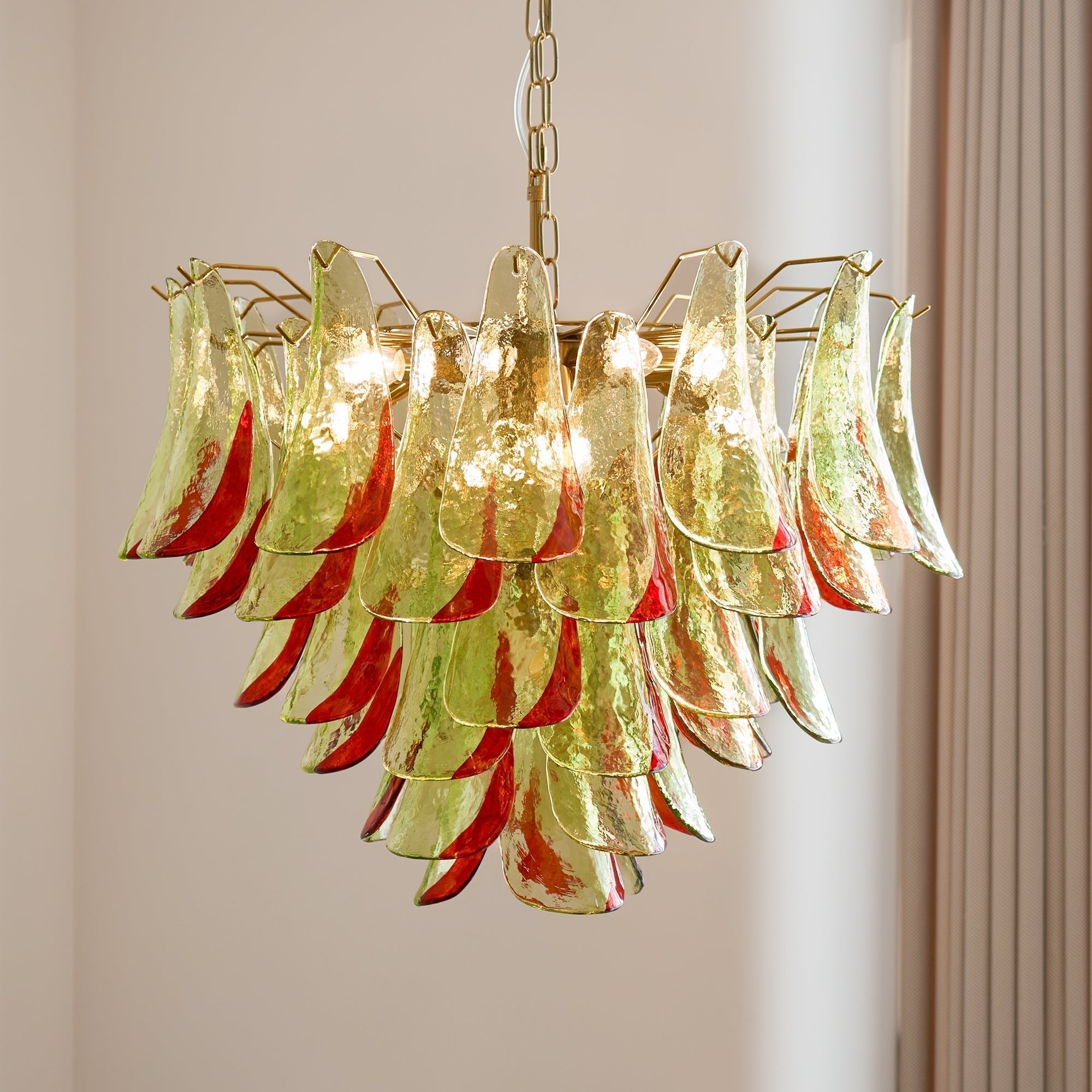 Aurora Lustre en Verre Murano Pétale Élégant