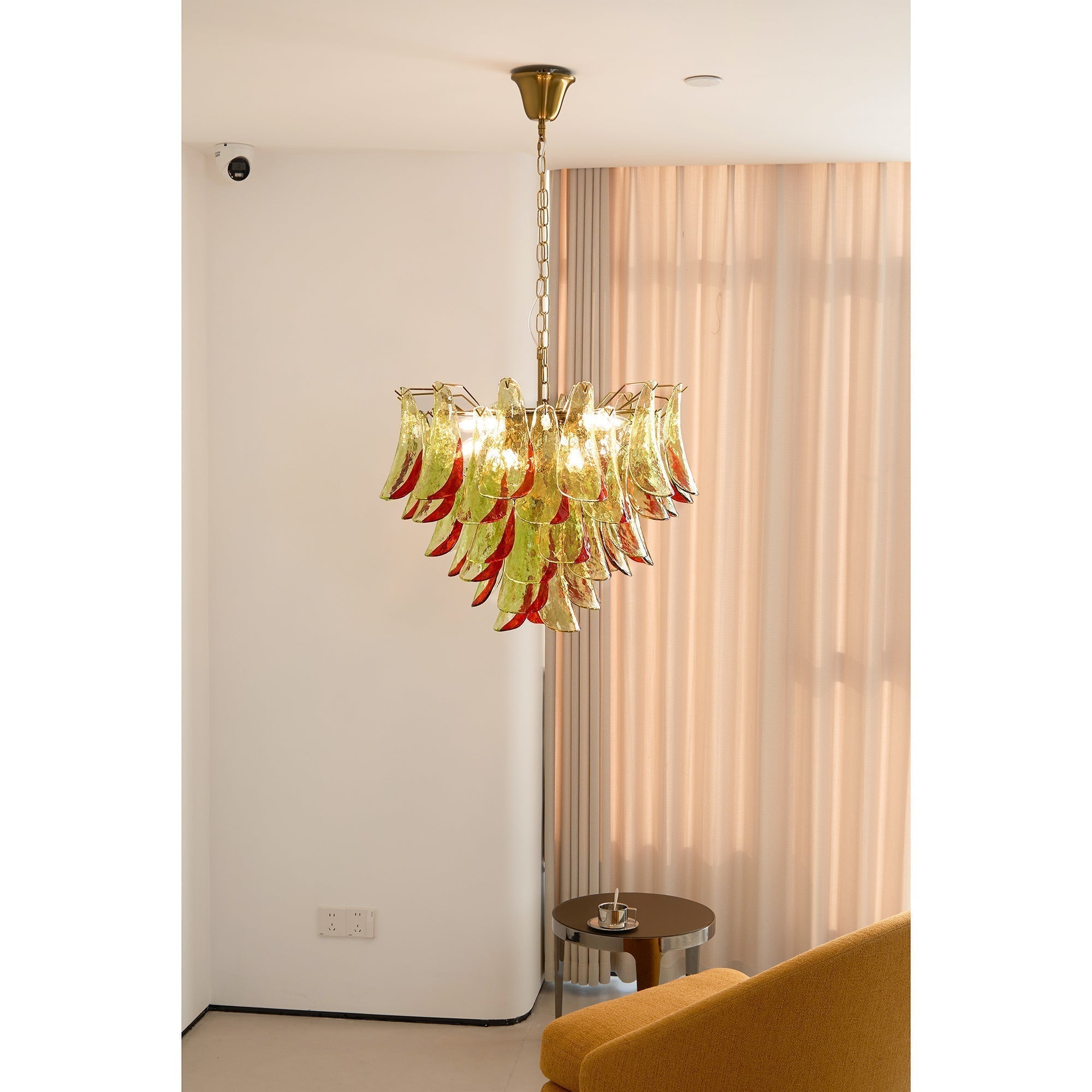 Aurora Lustre en Verre Murano Pétale Élégant