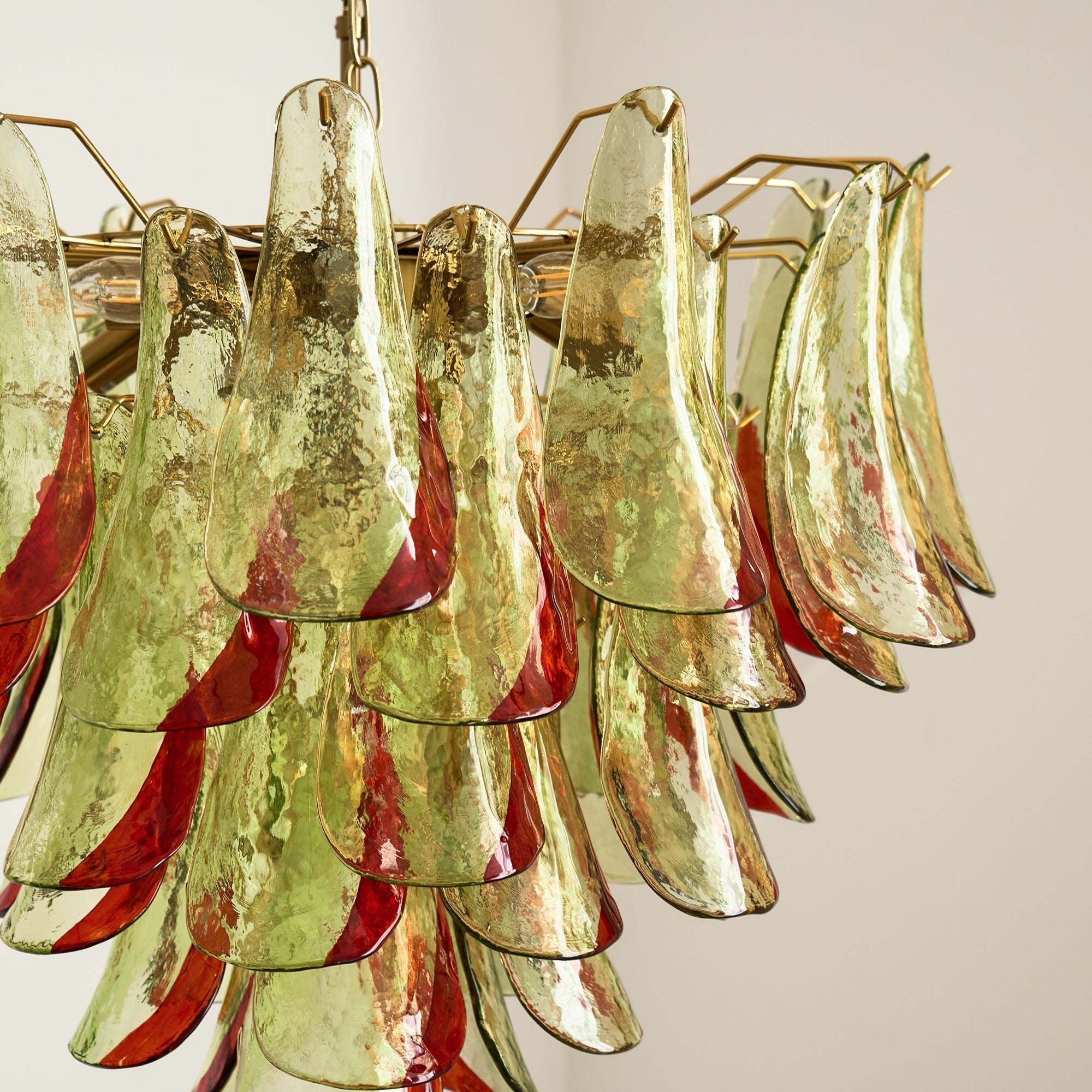 Aurora Lustre en Verre Murano Pétale Élégant
