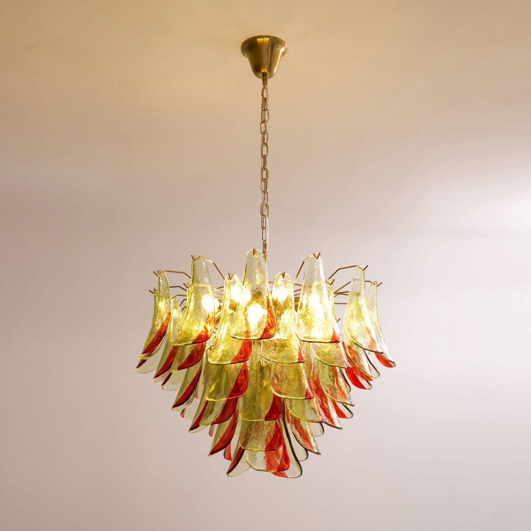 Aurora Lustre en Verre Murano Pétale Élégant