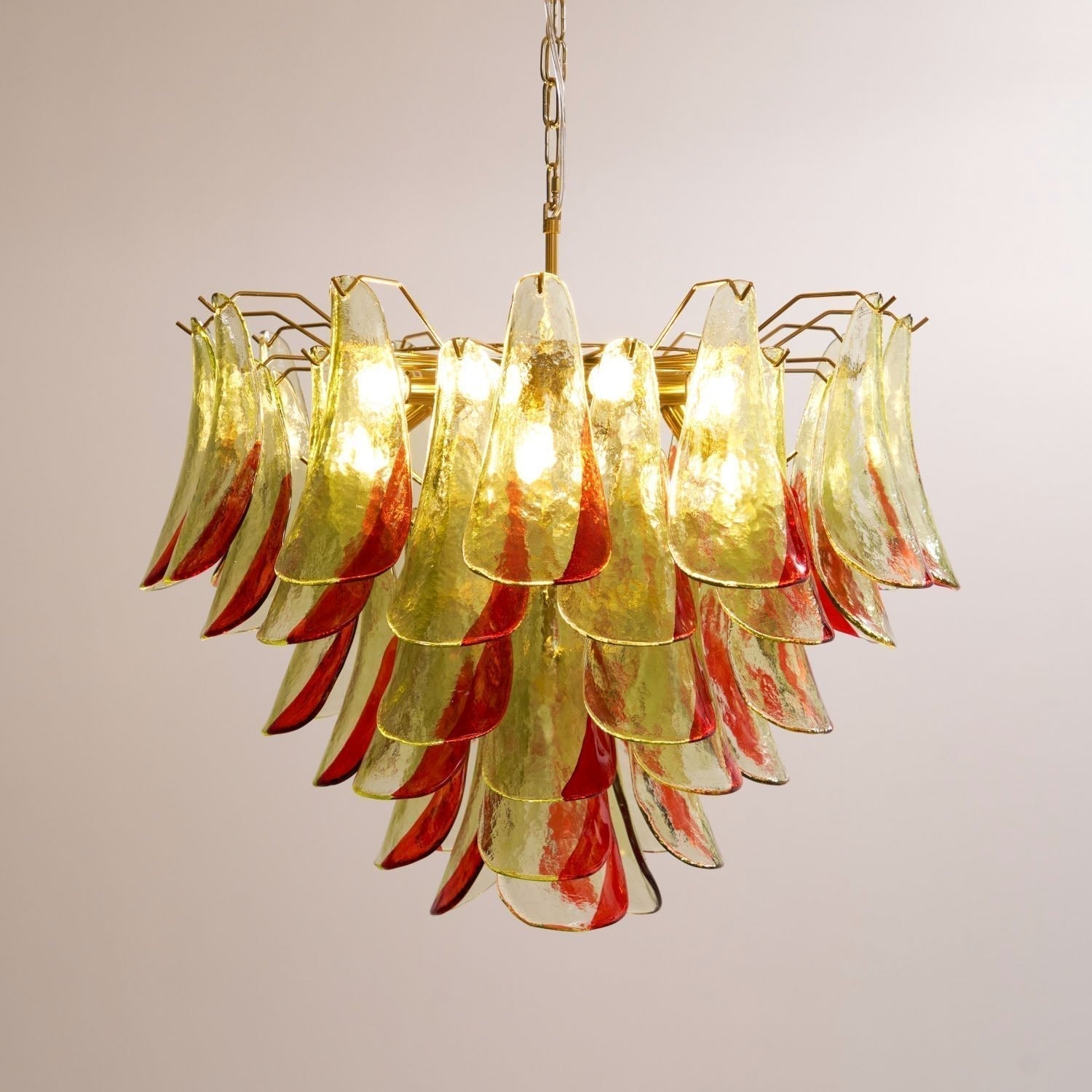 Aurora Lustre en Verre Murano Pétale Élégant