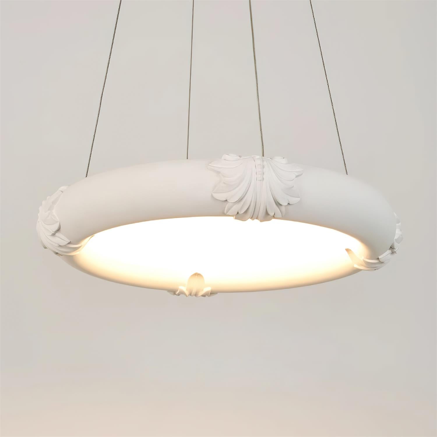 Marika Lustre Plâtre Circulaire Floral