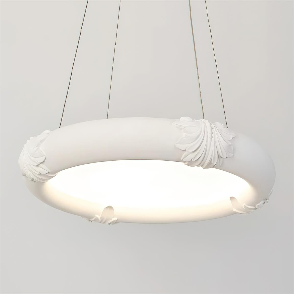 Marika Lustre Plâtre Circulaire Floral