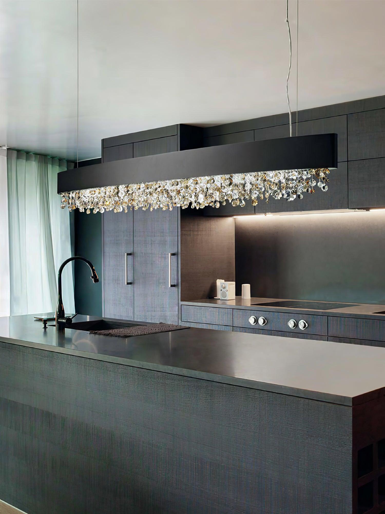 Lymara Suspension en Cristal Moderne de Luxe