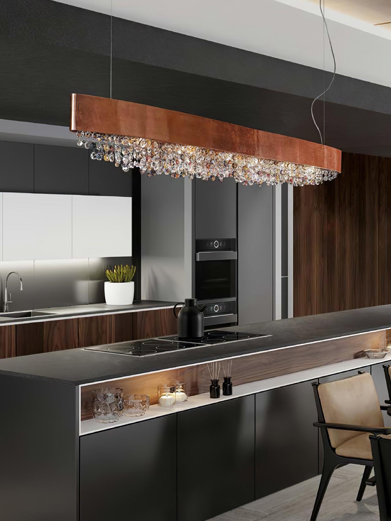 Lymara Suspension en Cristal Moderne de Luxe