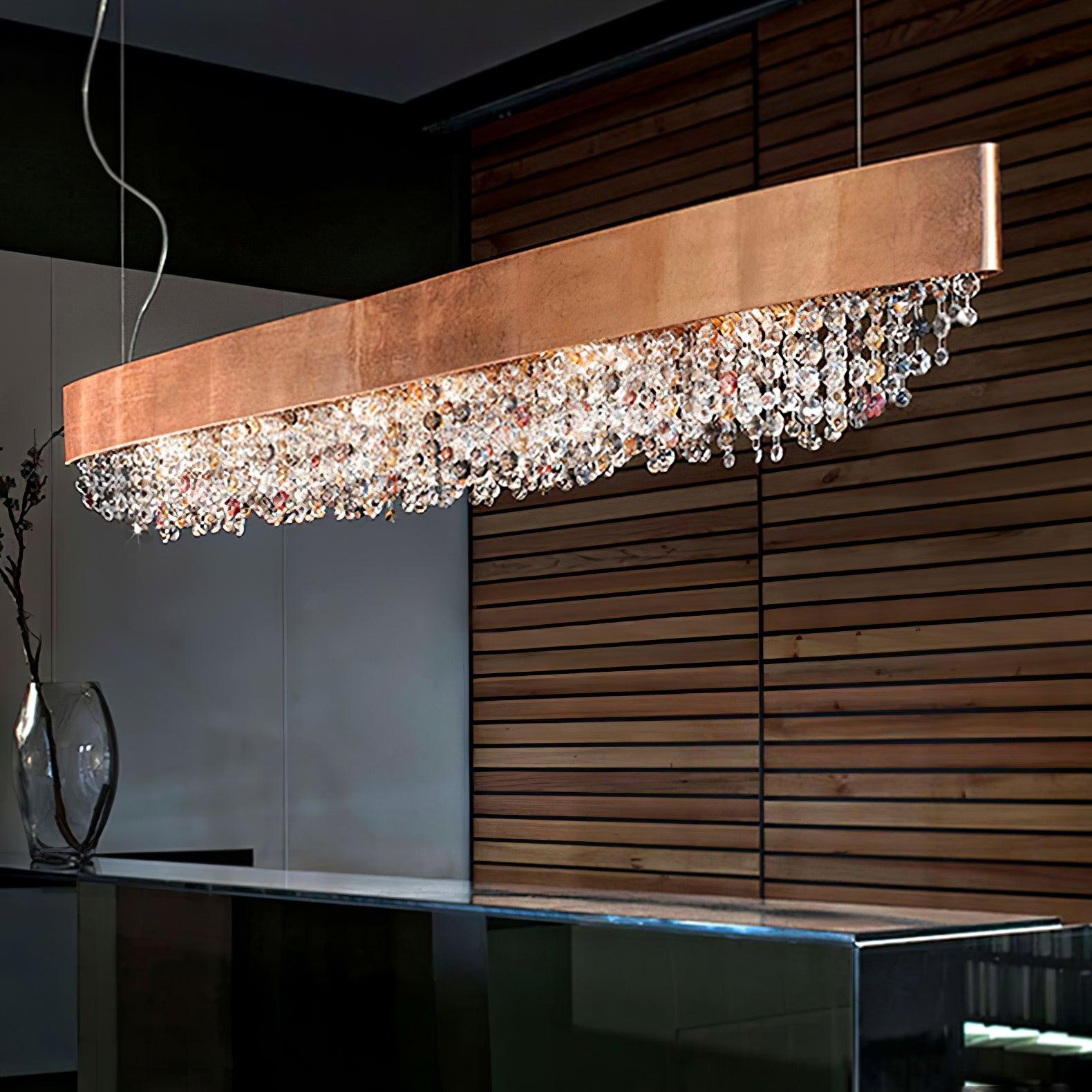 Lymara Suspension en Cristal Moderne de Luxe