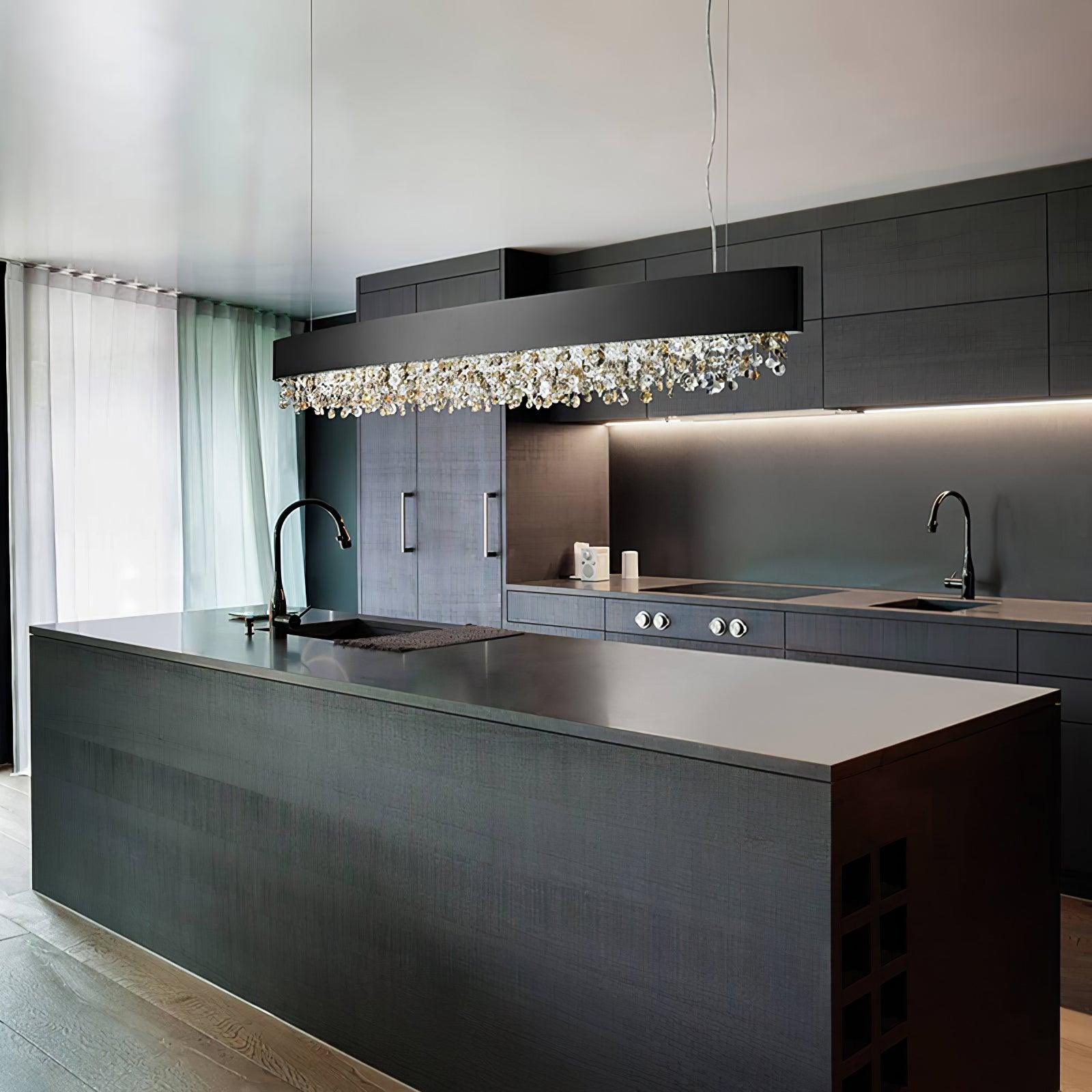 Lymara Suspension en Cristal Moderne de Luxe