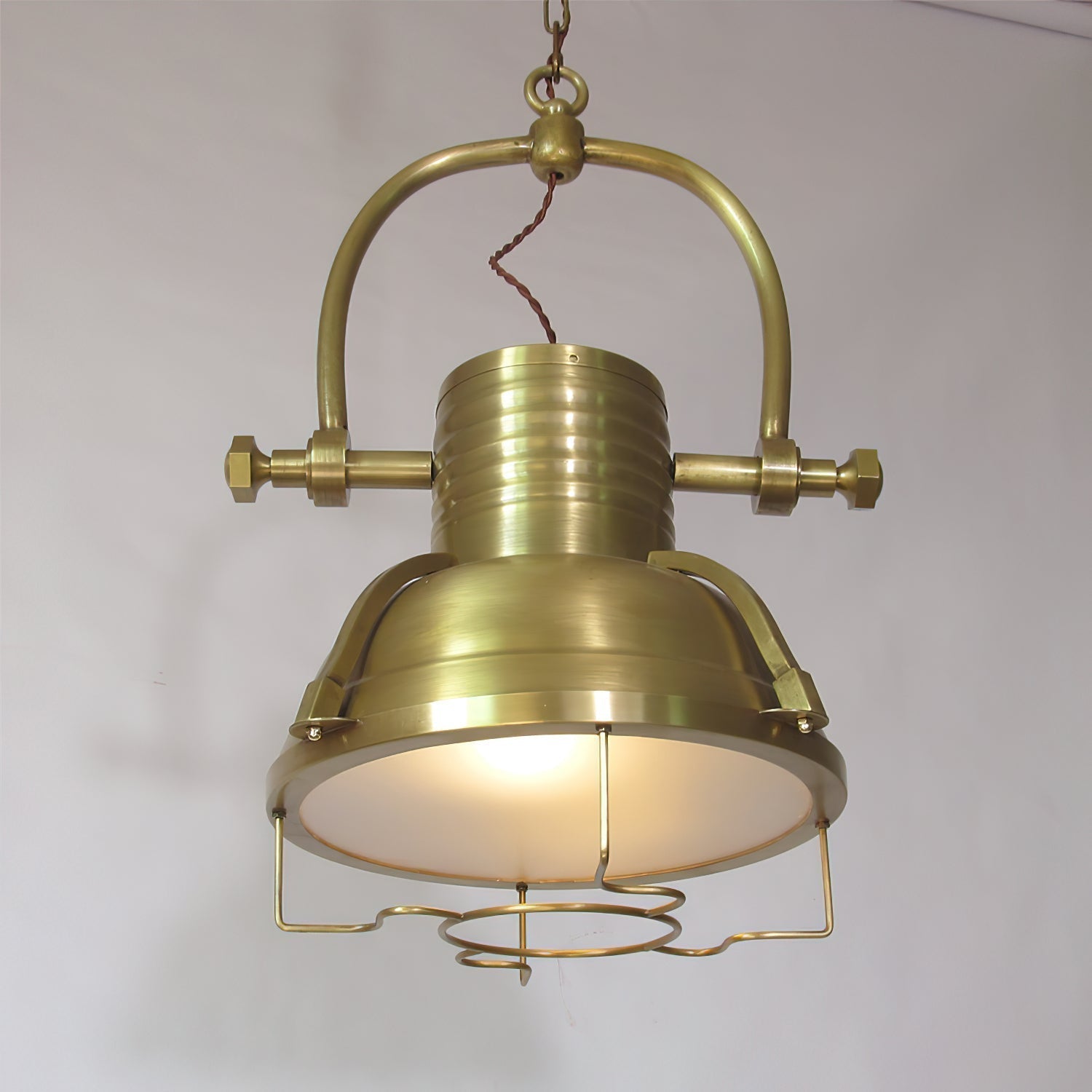 Evelor Suspension Métal Industriel Vintage