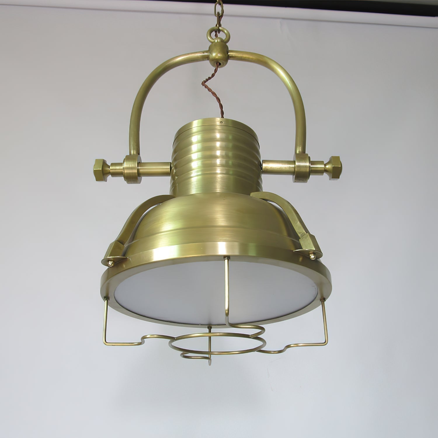 Evelor Suspension Métal Industriel Vintage