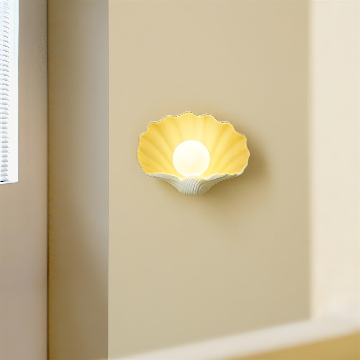 Applique Murale en Forme de Coquillage